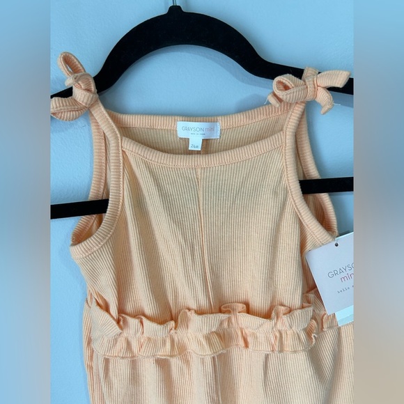 Target Grayson Mini Peach NWT Sleeveless Baby footless Romper size 24 months - Picture 4 of 4